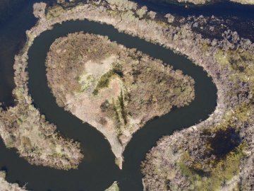 Річка Стир з висоти пташиного польоту. ФОТО