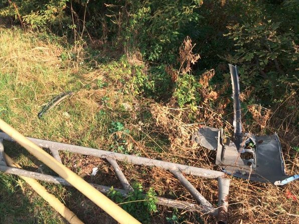 Водій, який зніс загорожу на Шевченка, виявився п'яним. ФОТО