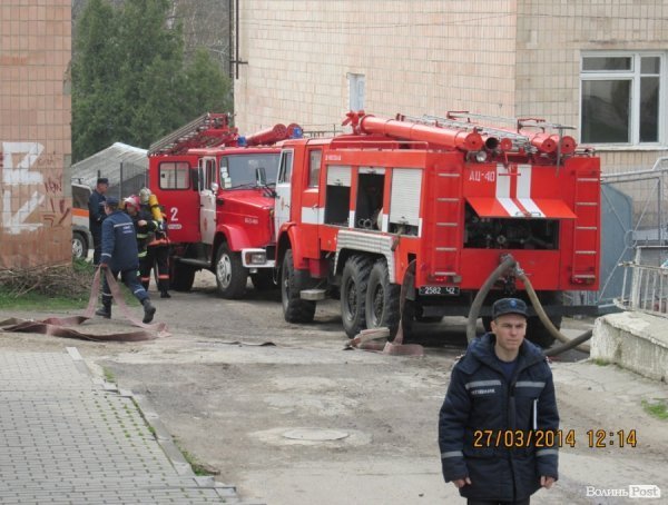 У Луцьку «горів» нічний клуб. ФОТО