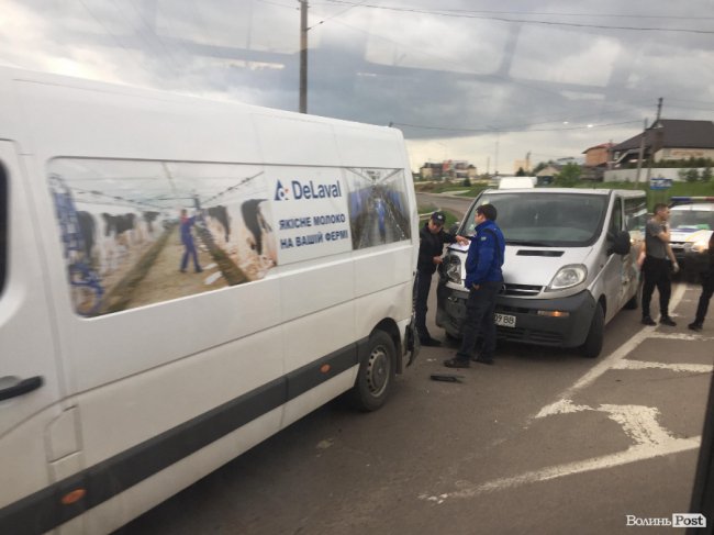 На виїзді з Луцька – аварія. ФОТО