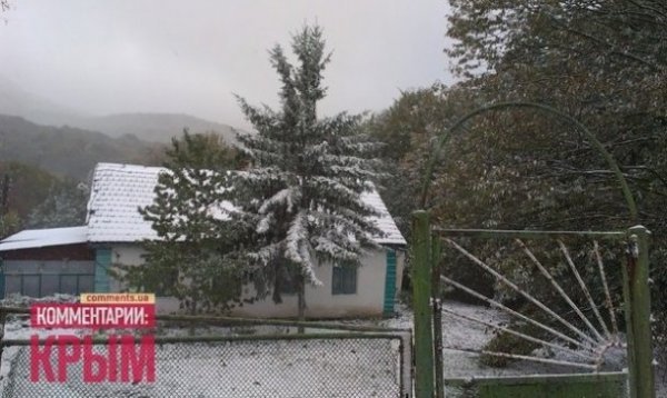 У Криму ‒ перший сніг. ФОТО