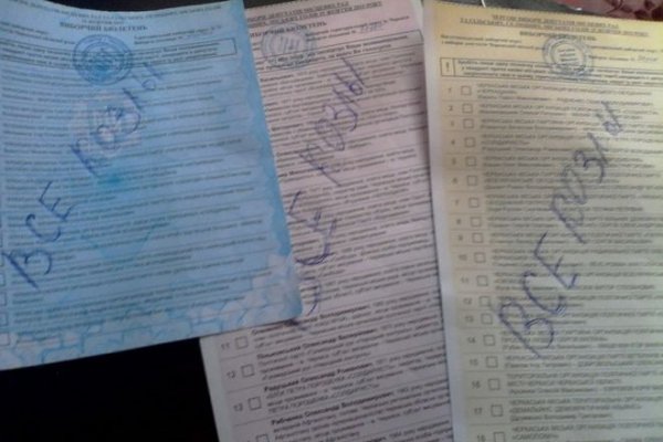 Виборчий креатив: як українці-«противсіхи» псували бюлетні. ФОТО