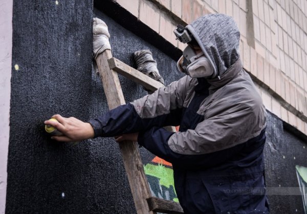 Художник, який обмалював Луцьк котами, завершив равлика. ФОТО