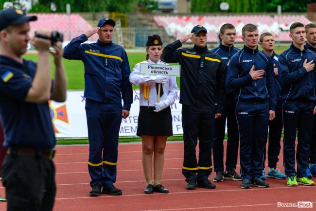 До Луцька на змагання з'їхались пожежники з 7 країн. ФОТО