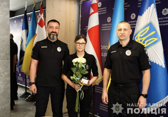 Волинські поліцейські отримали відзнаки та чергові спеціальні звання