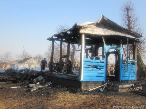 Церква згоріла через необережне поводження з кадильним вугіллям?