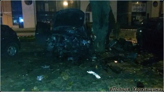 У Харкові Volkswagen протаранив чотири машини