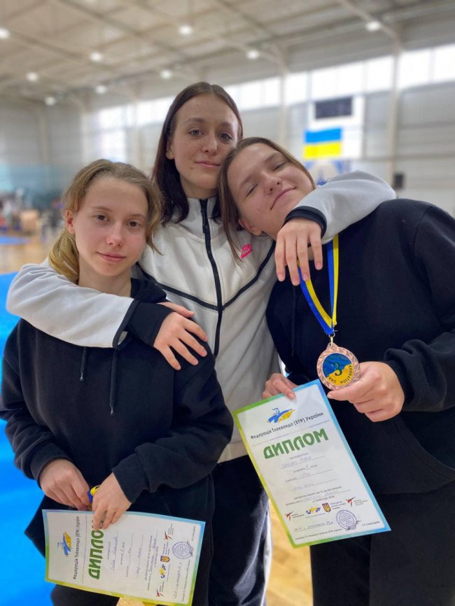 Волинянки вибороли три медалі на чемпіонаті України з тхеквондо. ФОТО