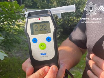 У Луцьку спіймали п'янючого водія