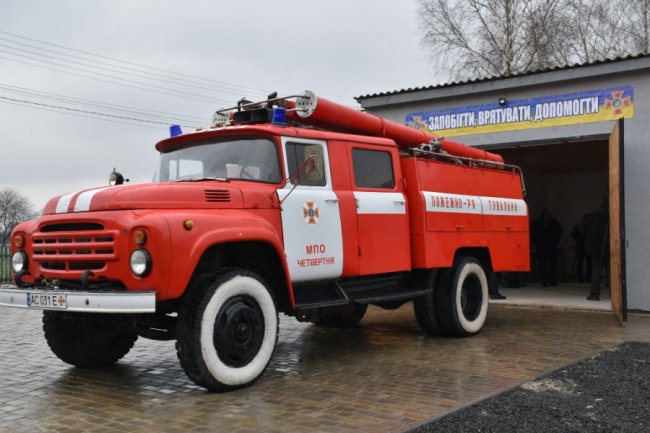 На Волині відкрили 102-ий підрозділ місцевої пожежної охорони. ФОТО