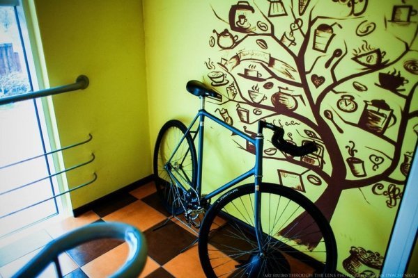 «Велопосиденьки» в луцькій кав'ярні. ФОТО