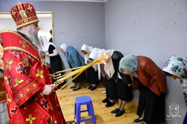 У Луцьку УПЦ (МП) освятила тимчасовий храм. ФОТО