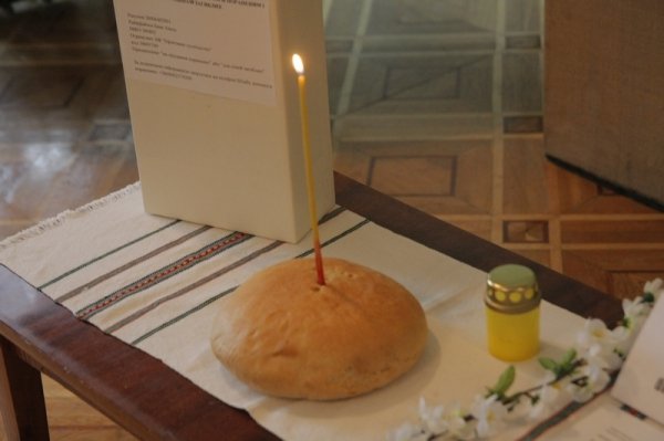 Антивоєнна акція в луцькому музеї. ФОТО