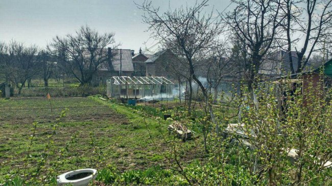 Луцькі муніципали «зловили» порушника, який спалював сміття