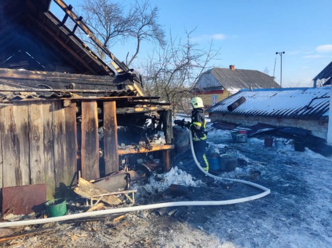 Через піч на Волині горів житловий будинок