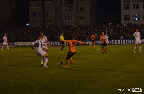 Фатальне пенальті: «Волинь» програла «Шахтареві»