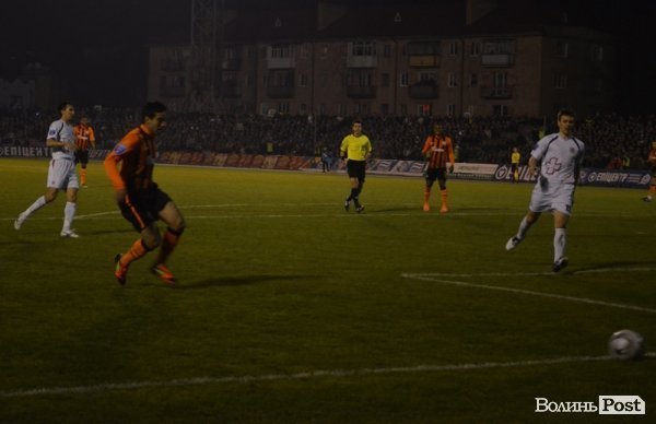 Фатальне пенальті: «Волинь» програла «Шахтареві»