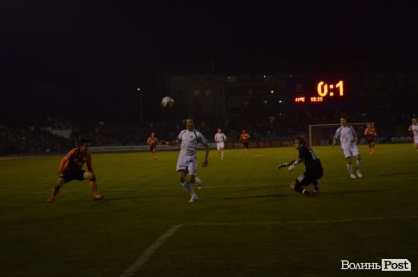 Фатальне пенальті: «Волинь» програла «Шахтареві»