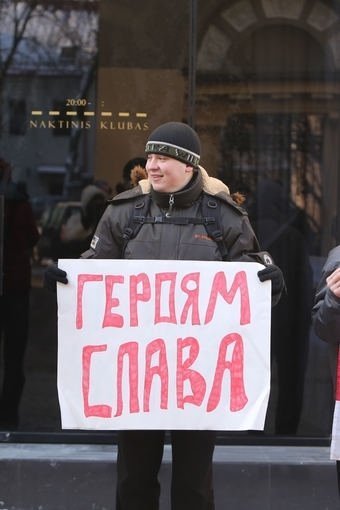 Литва підтримала Євромайдан «живим ланцюгом». ФОТО. ВІДЕО