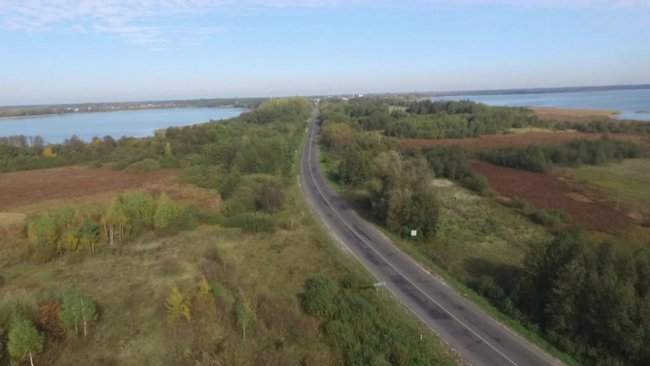 Показали краєвиди Шацька з висоти пташиного польоту. ФОТО