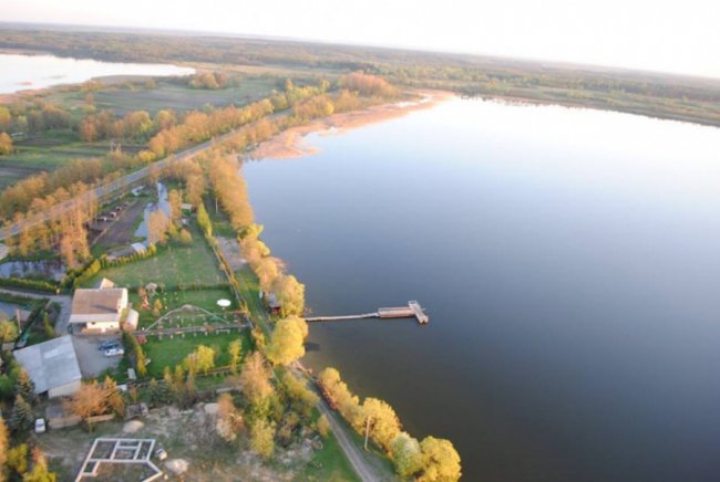 Показали краєвиди Шацька з висоти пташиного польоту. ФОТО