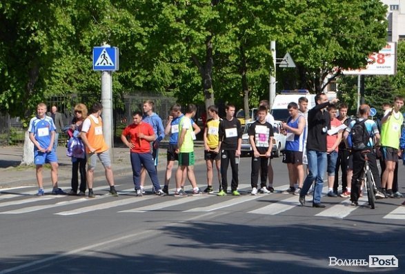 У Луцьку – легкоатлетична естафета. ФОТО
