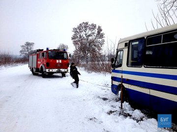 На Волині пасажирський автобус  злетів з дороги. ФОТО