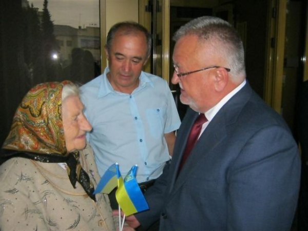 Жінці вдалося поспілкуватися з головою Волинської ОДА Борисом Клімчуком