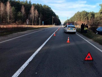 На Волині Chrysler збив велосипедиста: потерпілий – у лікарні. ФОТО