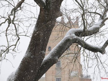 Старе місто в Луцьку засипало снігом. ФОТО