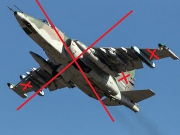 Українські воїни знищили ворожий штурмовик Су-25