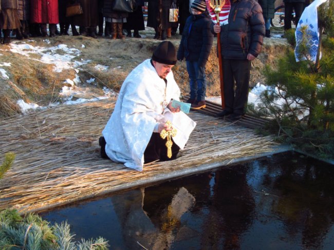 Показали, як святкували Водохреще у Старій Вижівці. ФОТО