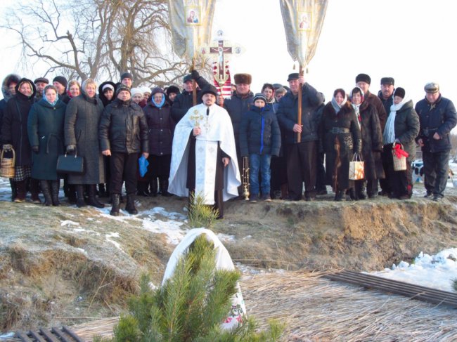 Показали, як святкували Водохреще у Старій Вижівці. ФОТО