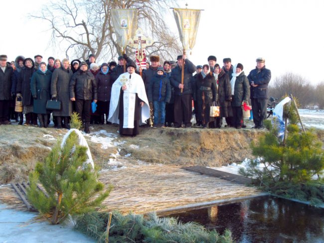 Показали, як святкували Водохреще у Старій Вижівці. ФОТО
