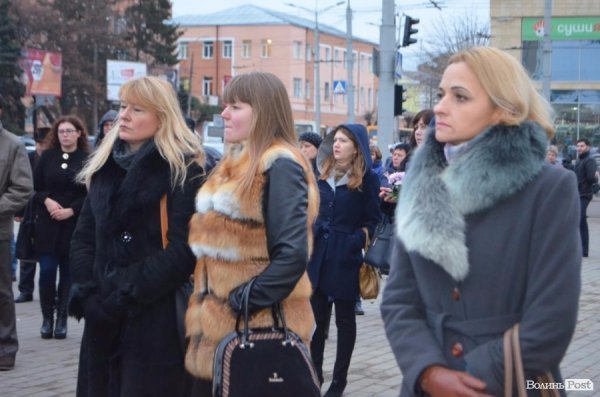 У Луцьку вшанували Героїв Небесної Сотні