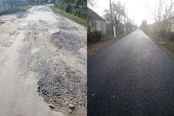 У селі під Луцьком відремонтували дорогу. ФОТО