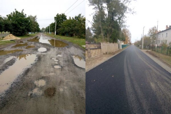 У селі під Луцьком відремонтували дорогу. ФОТО