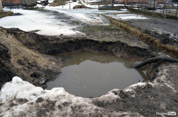 Через відлигу «плаває» приватний сектор у Луцьку. ФОТО