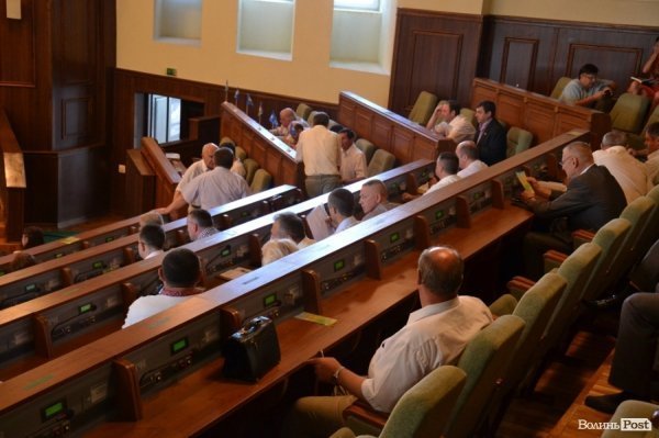 Депутати Волинської облради «признали» нового очільника ОДА. ФОТО