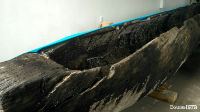 Унікальний стровинний човен, який знайшли в Стиру, оглянули столичні науковці.ВІДЕО