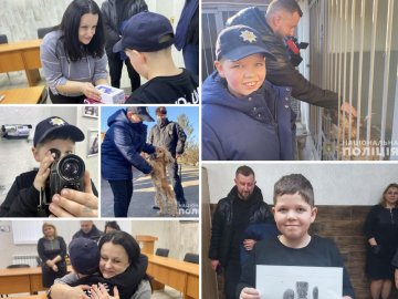 Мій найкращий день: хлопчик із Гостемеля провів день з поліцейськими 