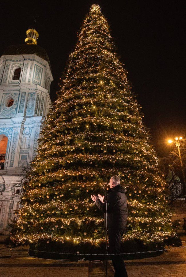 У Києві відкрили головну ялинку країни: як вона виглядає
