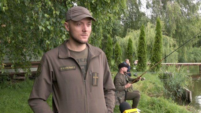 Біля Луцька ветерани війни та військовослужбовці змагалися у риболовлі. ВІДЕО