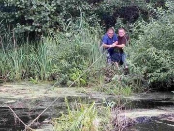 На Волині дерево впало і  «перепинило» річку