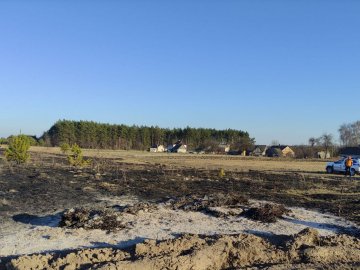  Через палія трави на Волині вигоріли 10 гектарів землі. ФОТО