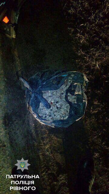 У BMW волинянина знайшли мішки з бурштином