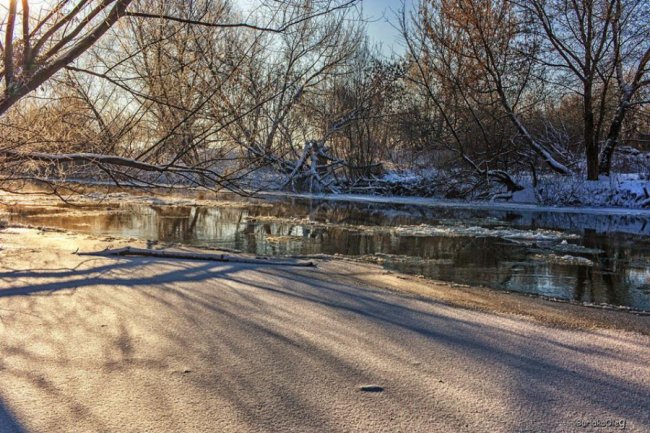 Луцький фотограф опублікував світлини зимового Стиру