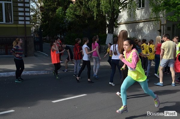 У Луцьку – легкоатлетична естафета. ФОТО