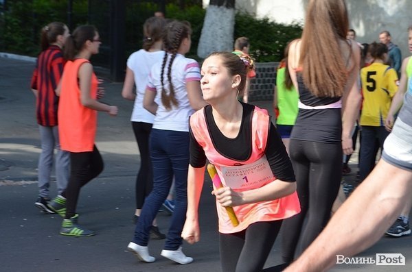 У Луцьку – легкоатлетична естафета. ФОТО