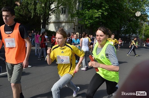 У Луцьку – легкоатлетична естафета. ФОТО